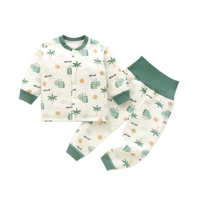 比比果秋冬高腰婴儿棉服供暖居家