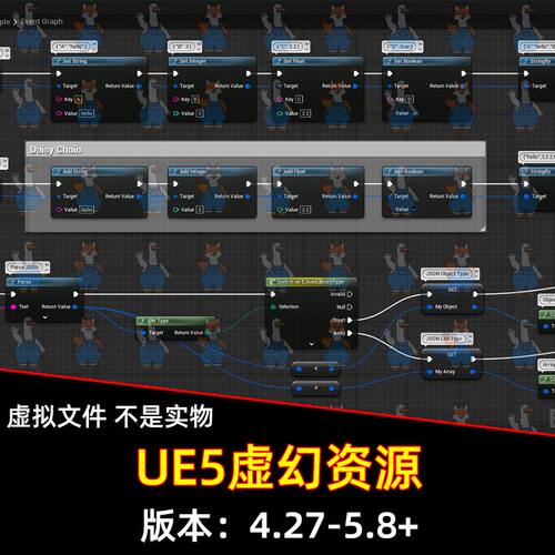 UE5虚幻5 JSON Library 快速轻松地处理JSON插件