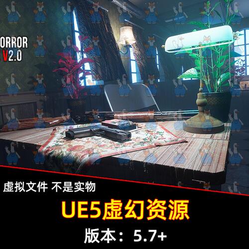 UE虚幻5.7 Resident Horror V2 生存惊悚恐怖生存游戏蓝图模版