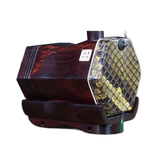 龙韵牌印度小叶紫檀二胡乐器高档大音量中老年成人收藏传世二胡