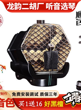 龙韵黑檀二胡乐器品牌厂家直销