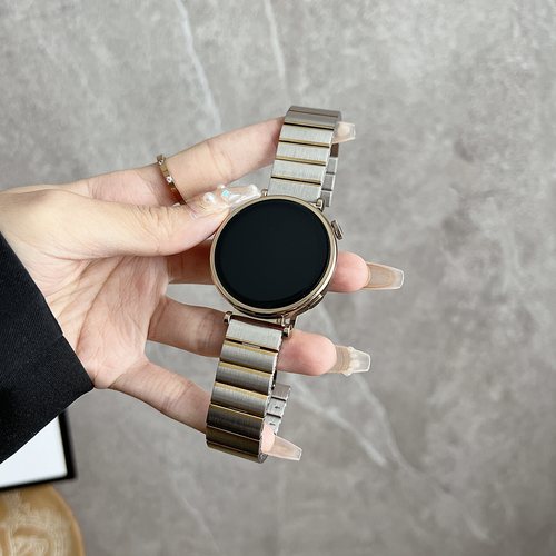 适用华为GT6手表表带GT5新款女士41mm皓月GT43不锈钢男watch5fit4