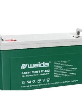 Weida威达蓄电池6-FM-120 免维护匠心电瓶 浪涌UPS计算机不间断电