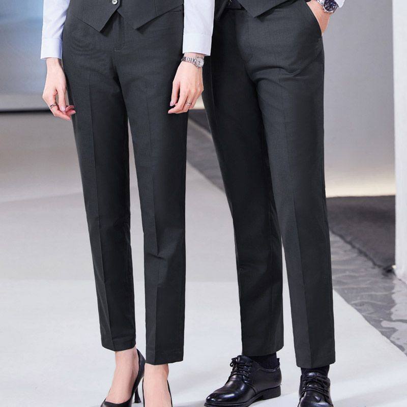 奔驰新款4S店深灰色男女同款西服前台销售商务正装i西裙西裤