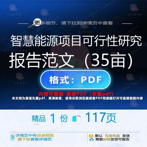 智慧能源项目可行性研究报告范文（35亩）研究报告CT项目__PROT
