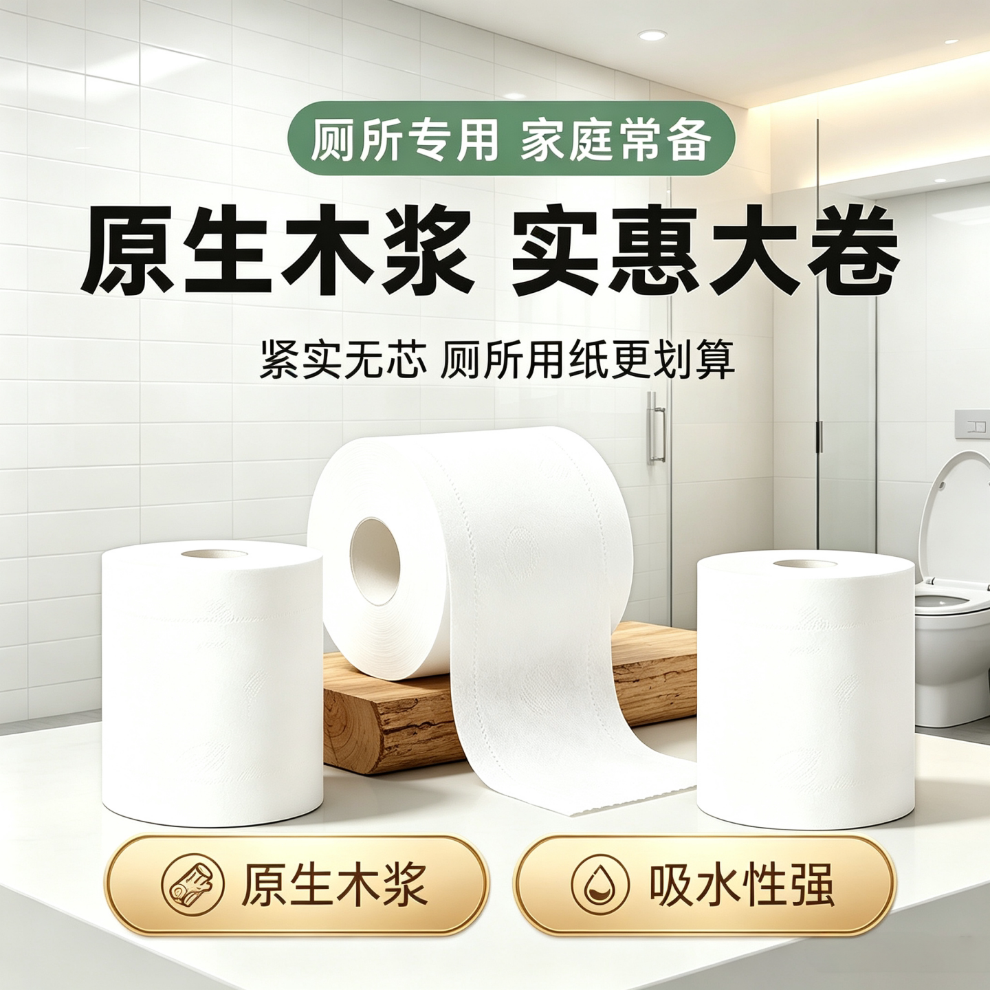 卫生纸厕所专用10斤卷纸