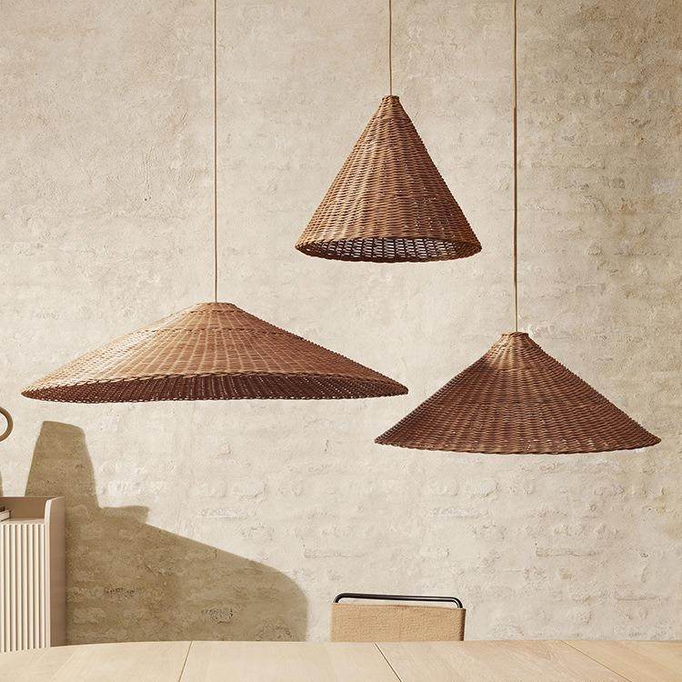 东南亚藤编吊灯沙发旁边玄关卧室客厅落地灯复古风民宿茶室装饰灯,电子元器件市场,其它元器件,淘宝优惠券,粉丝福利购,淘宝优惠卷
