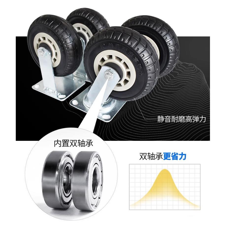 可折叠小推车拉货车便携购物车手拉车拖车手推车搬运车平板车家道