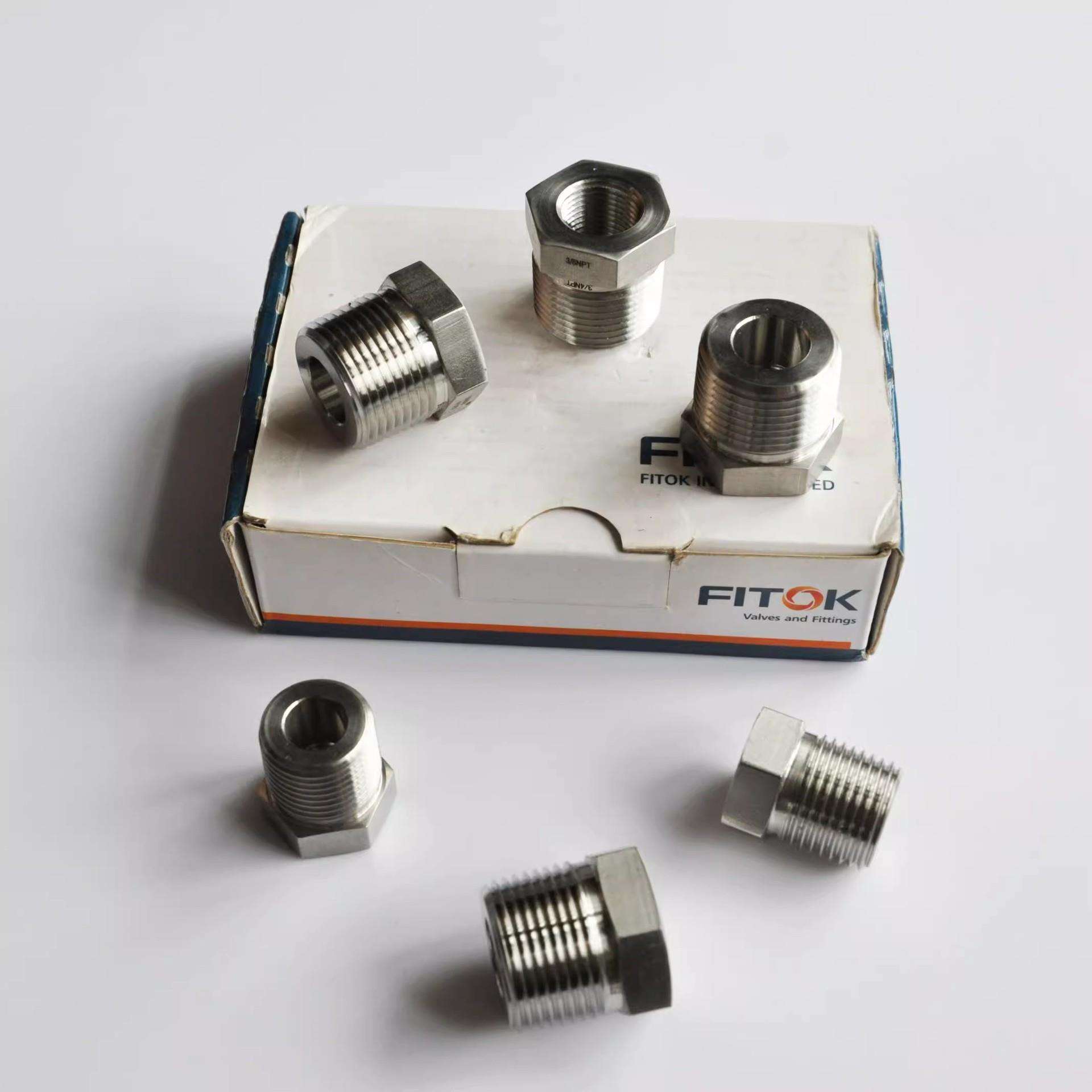 飞托克/FITOK补芯异径接头3/8FNPT转3/4MNPT