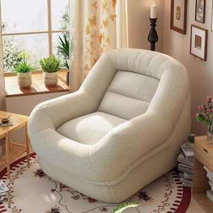 卧室法式客厅阳台休闲沙发椅懒人榻榻米窝窝沙发网红小户型单人