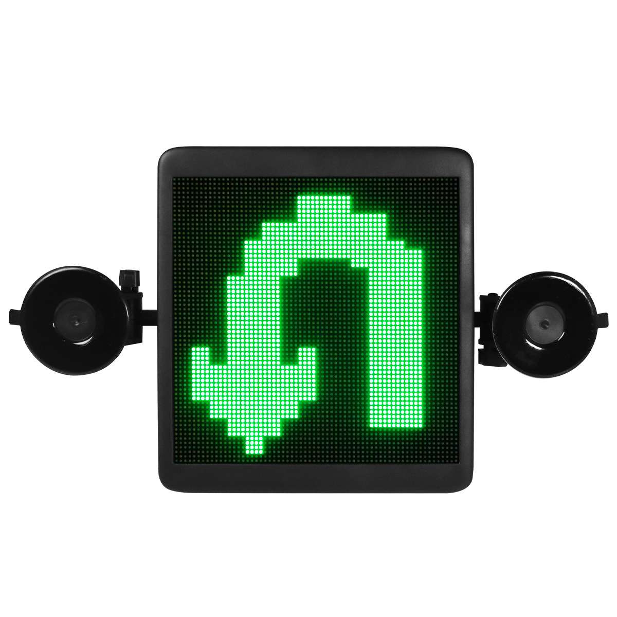 网约车车载后窗LED全彩屏，语音互动私家车显示屏，会说话显示屏