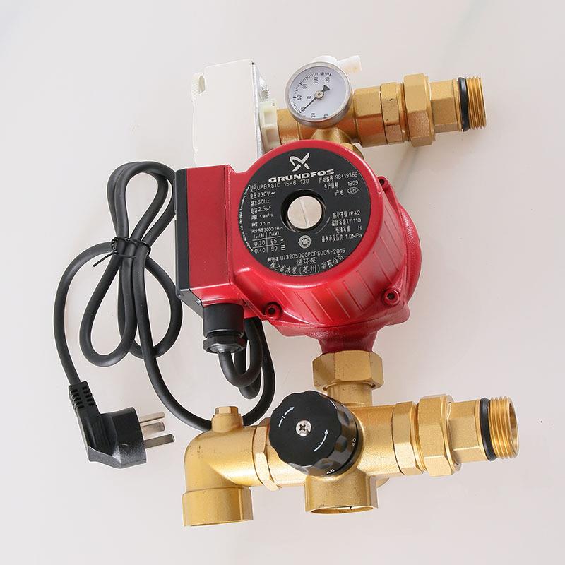 混水中心地暖格兰富循环水泵手动混水中心地暖混水系统