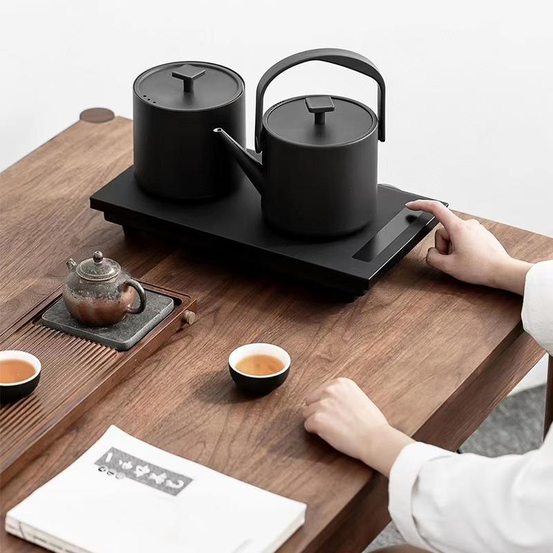 全自动底部上水电热水壶一体茶台茶桌嵌入式烧水壶泡茶专用友茗堂