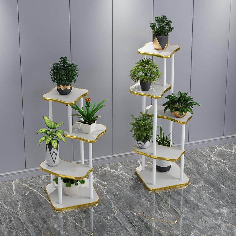 花架子室内家用实木花架阳台绿萝客厅落地式立体花台花盆植物架子