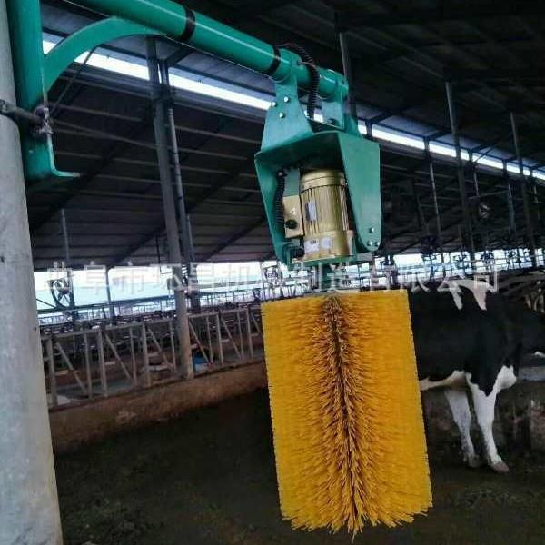 立柱牛体刷按摩器牛用挠痒痒刷牛体全自动牛体刷蹭痒刷