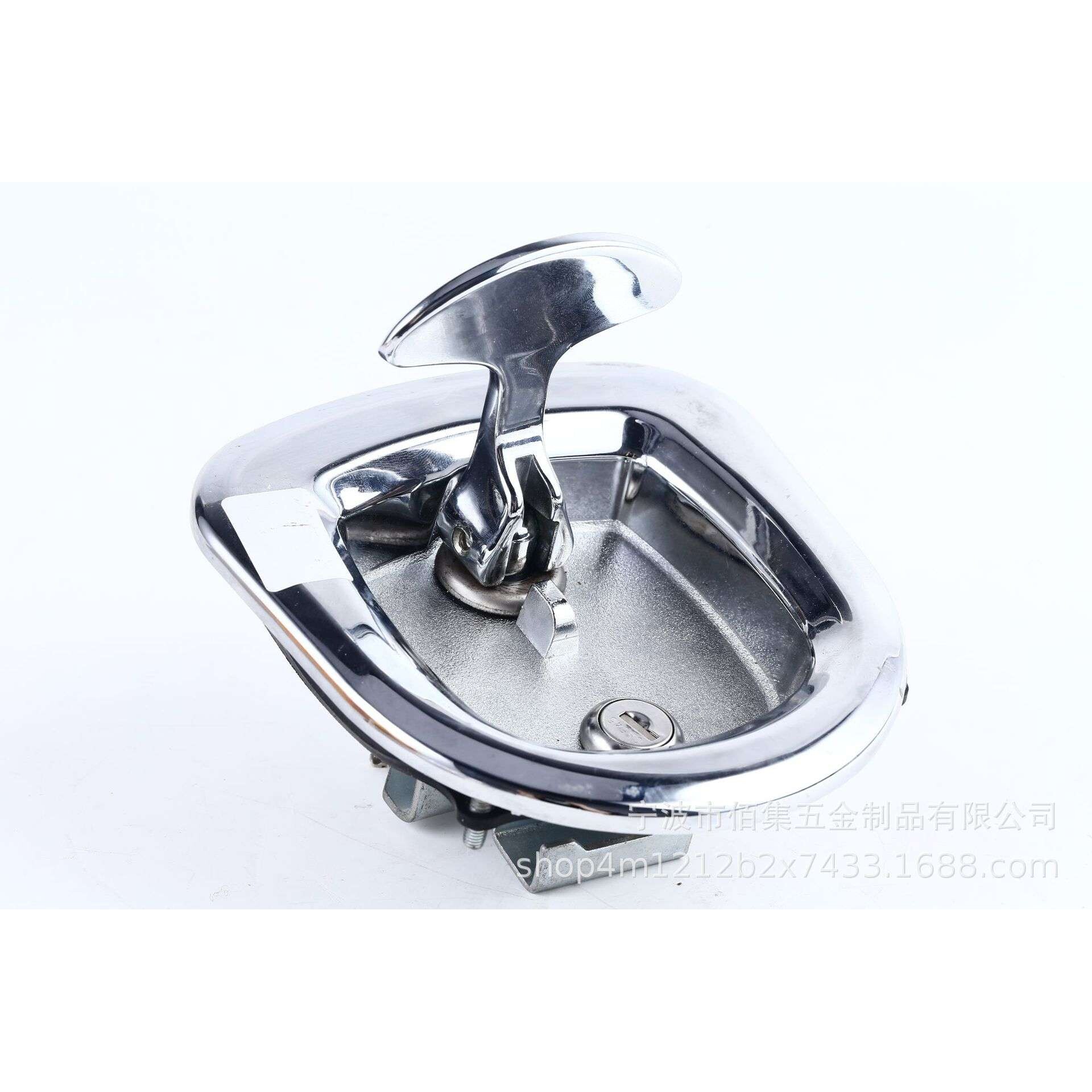 折叠镀铬把手T型工具锁防水防阵特别机箱嵌入式机柜锁