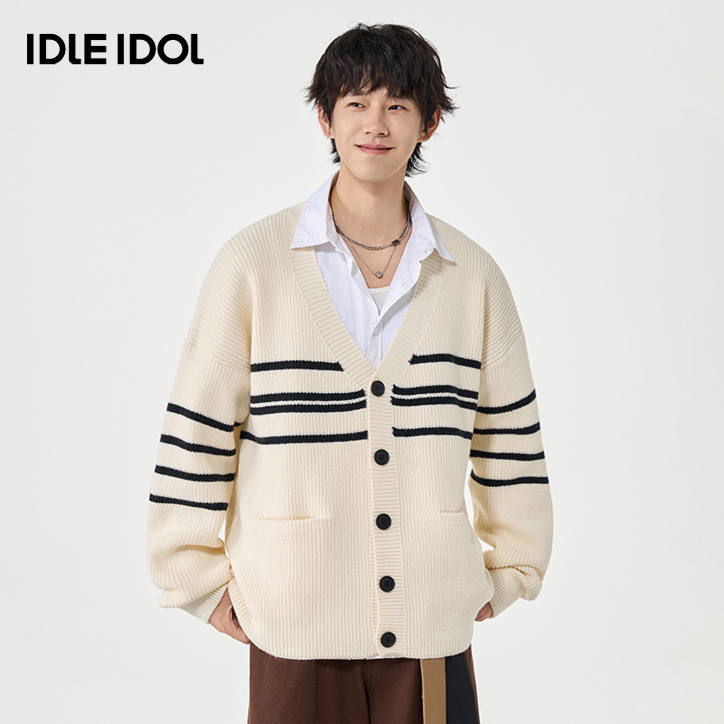 idleidol新款开衫针织衫毛衣