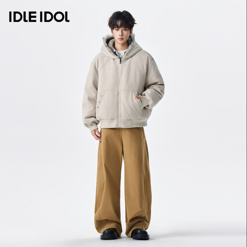 idleidol冬季90鸭绒休闲羽绒服