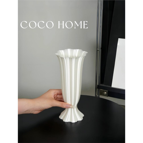 COCO3D打印花瓶摆件客厅插花轻奢高级装饰中式创意花瓶客厅插花·