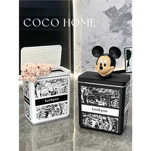 COCO 垃圾桶家用带盖卫生间厕所专用马桶夹缝纸篓客厅卧室收纳桶