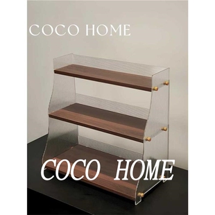 COCO 桌面杯子收纳置物架客厅水杯咖啡杯餐边柜多层杯架展示柜