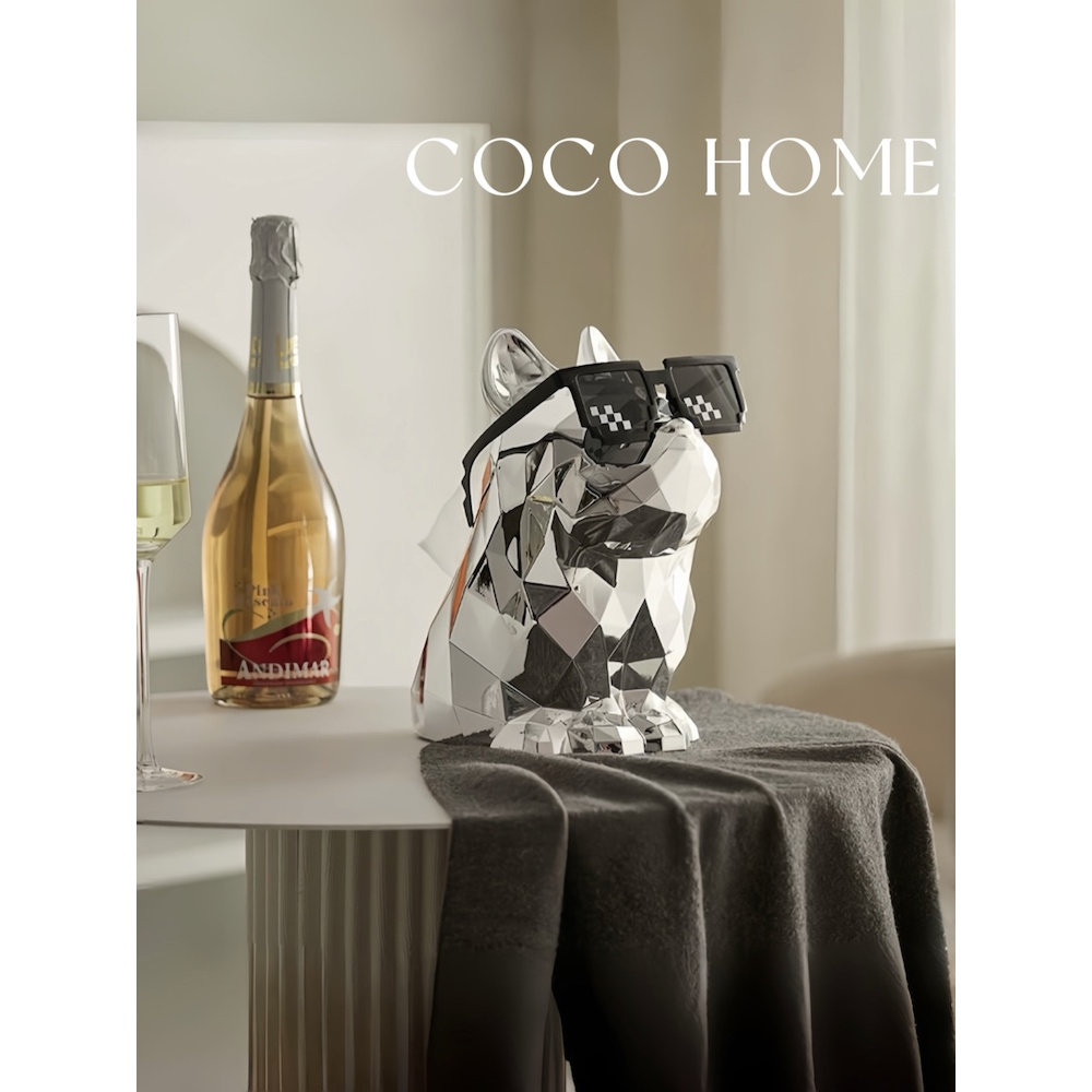 COCO 法斗纸巾盒客厅轻奢抽纸盒餐厅茶几多功能收纳盒创意摆件 &middot;