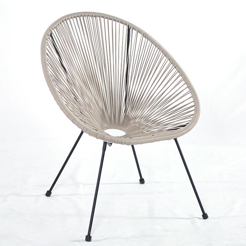 蛋编椅户椅外阳台单懒人椅人休闲藤蛋形椅PE藤摇询客服摇椅