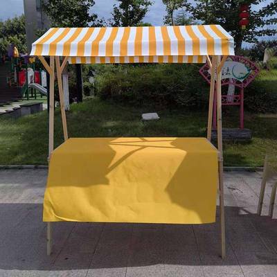 实夜木网红位展示销架折叠桌子集市市促移动摊花车奶茶专用83535