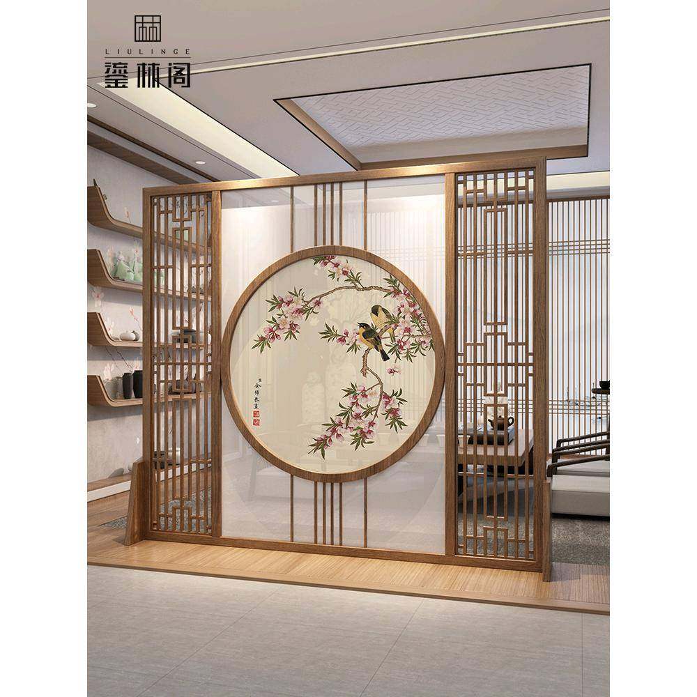 新中式现屏风隔断厅实空木镂客简约IWG代家用禅意玄关办公室茶室,商业/办公家具,办公站立垫/抗疲劳垫,淘宝优惠券,粉丝福利购,淘宝优惠卷