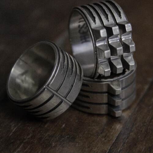 MOUNTMESU_银钉Silver Nail Tools  Symbol Ring银饰工匠先锋暗黑