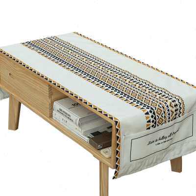 民族风茶几桌布北欧简约现代轻奢客厅茶几垫布艺防水收纳盖布桌垫