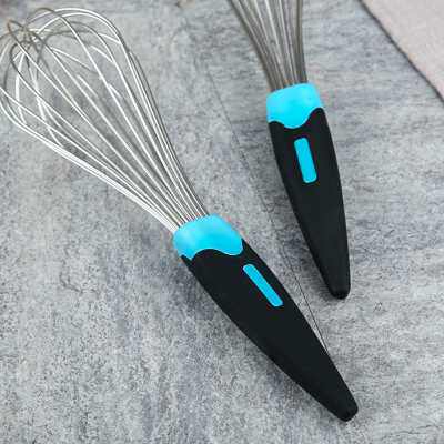 三能屋诺8寸10寸打蛋器304不锈钢手动搅拌棒UN30101 /02 烘焙工具