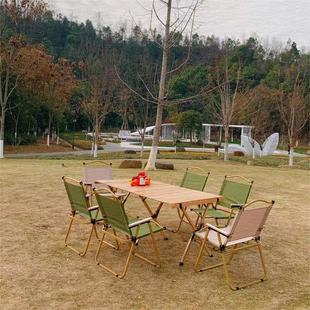 榉木实木折叠桌露营风酒吧烧烤火锅摊位展会桌加高蛋卷桌