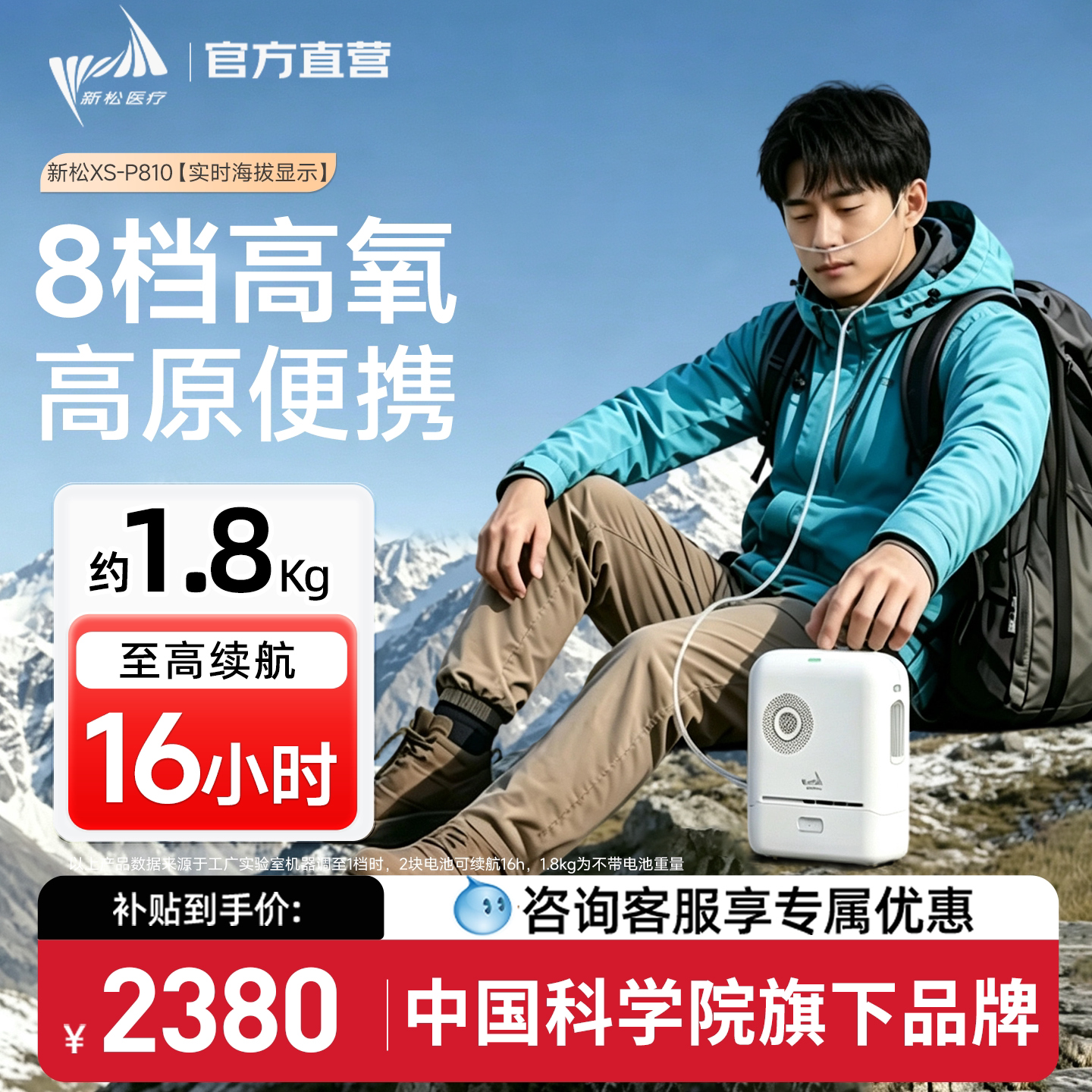 新松6L便携制氧机高原车载