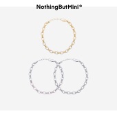 NothingButMini 张杰同款 光圈满锆十字项链原创设计小众高级
