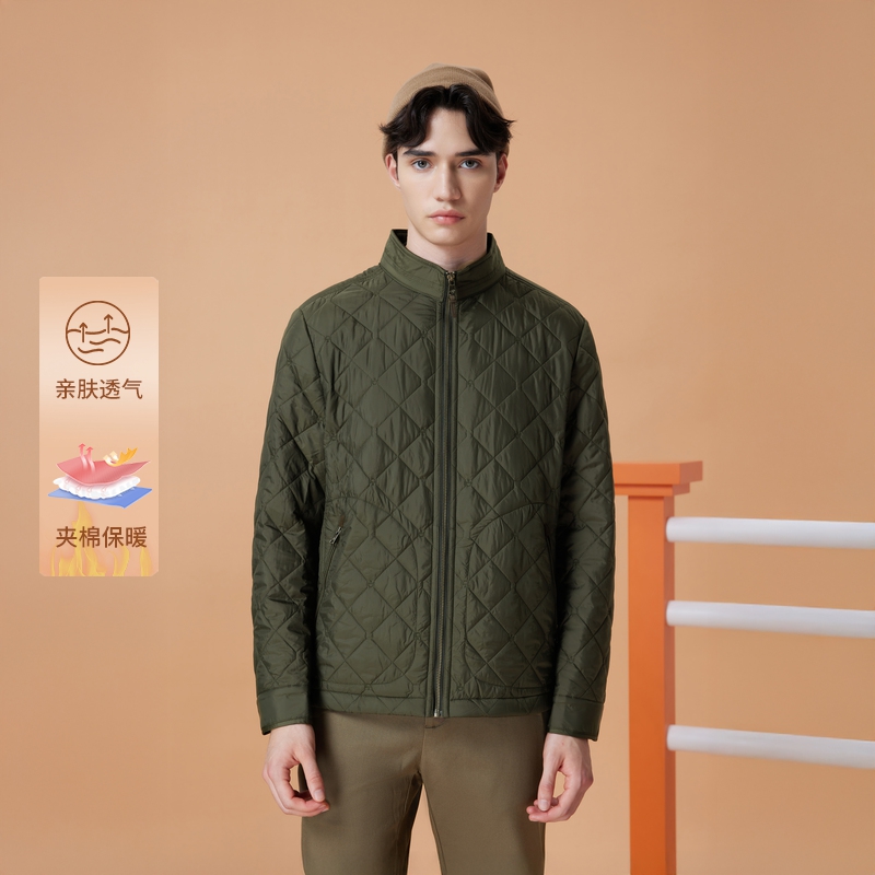 LONDA伦德马男士商务立领棉服