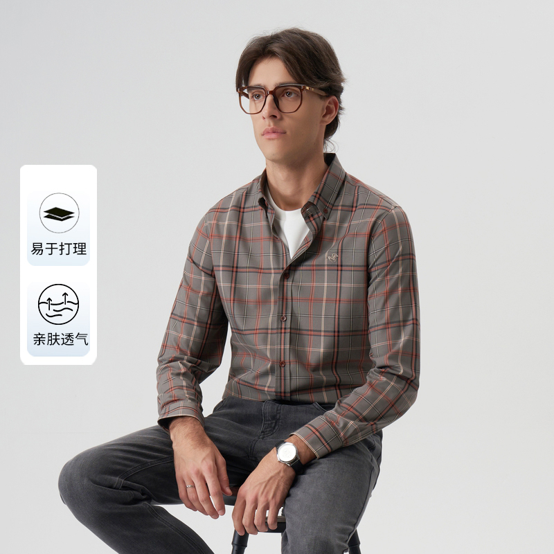 LONDA伦德马秋季新款男士衬衫