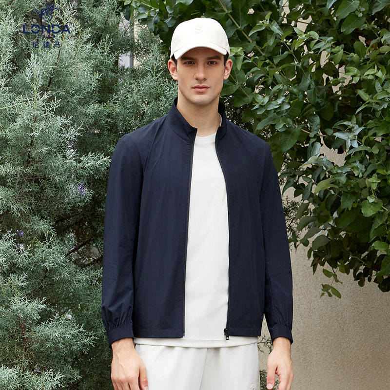 LONDA伦德马春季男士夹克时尚立领外套男潮流男装上衣