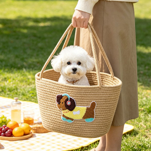 宠物狗车载挂篮电动车前置宠物篮
