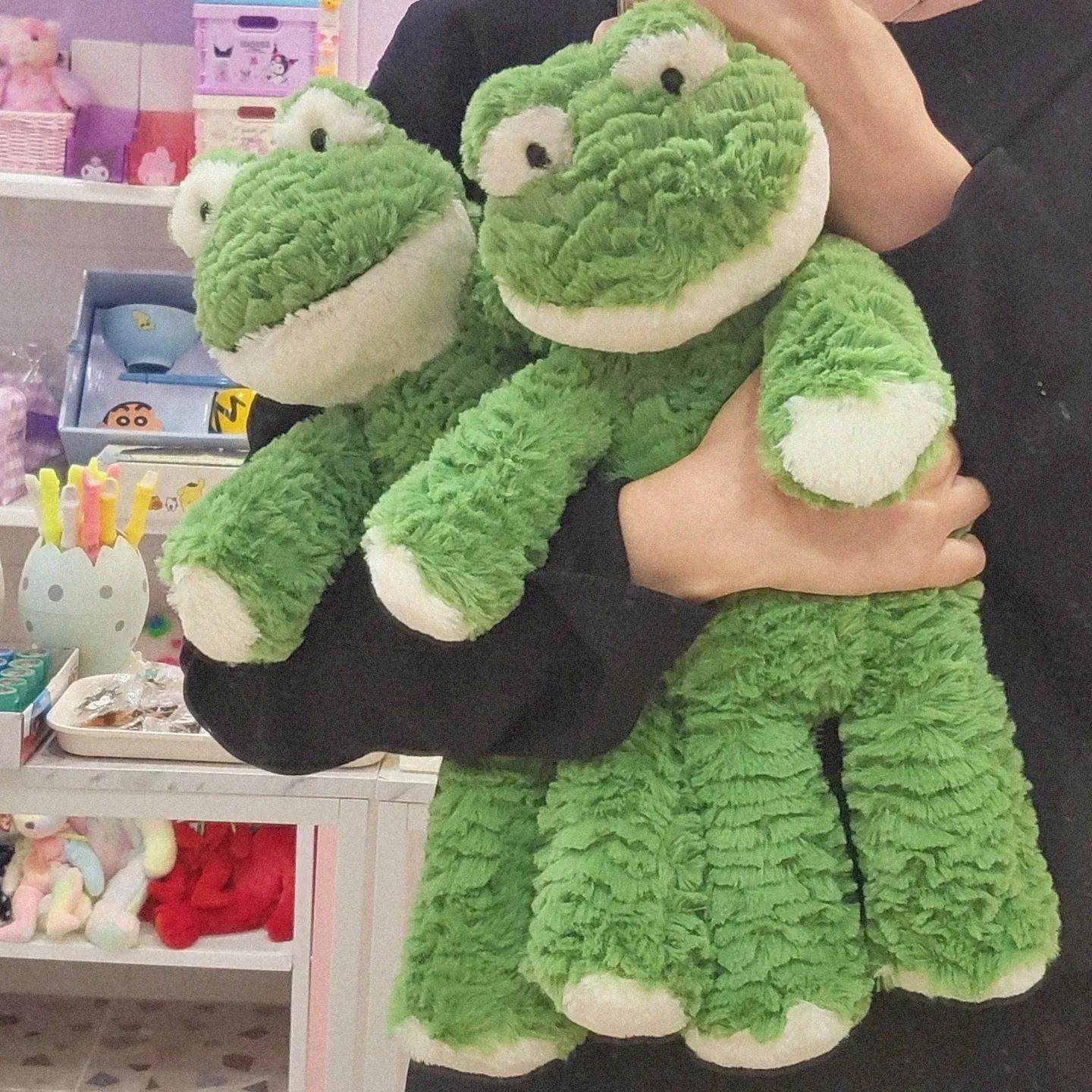 BIBIG的杂货铺ins网红憨软萌青蛙毛绒公仔少女心娃娃抱枕生日礼物