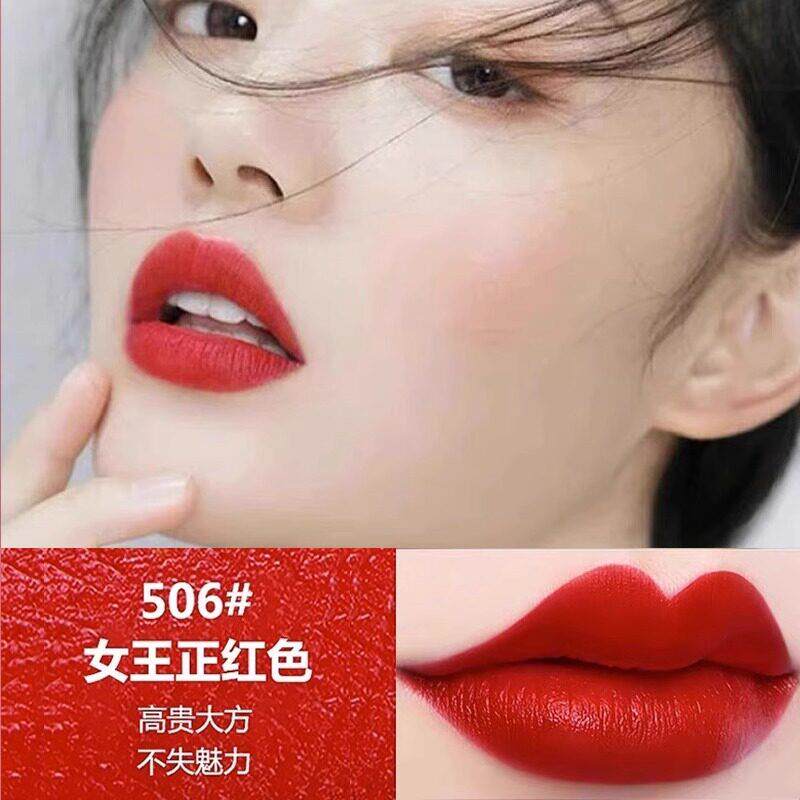 推荐不杯NAJ不掉色白雨衣口红沾显防水防汗保持久滋润湿不脱妆