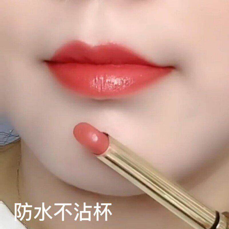 推荐不掉色不沾杯口红豆沙色灵感山楂雨衣防水哑光持久大牌