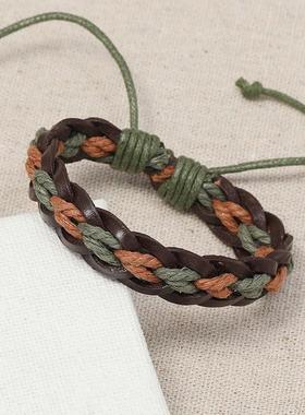 时尚饰品2024年新款手工编织手链