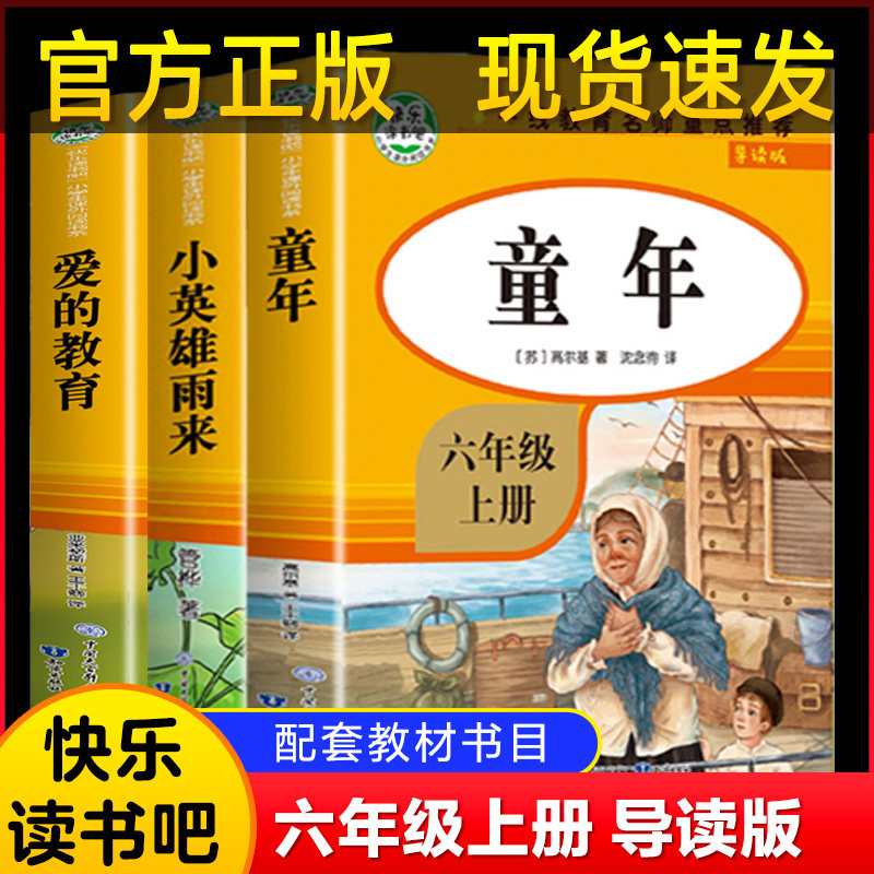 【配套教材】小英雄雨来快乐读书吧六年级上册全套3册爱的教育童年完整版小学生语文六年级上册的课外书经典阅读知识出版社ZP属于什么档次？