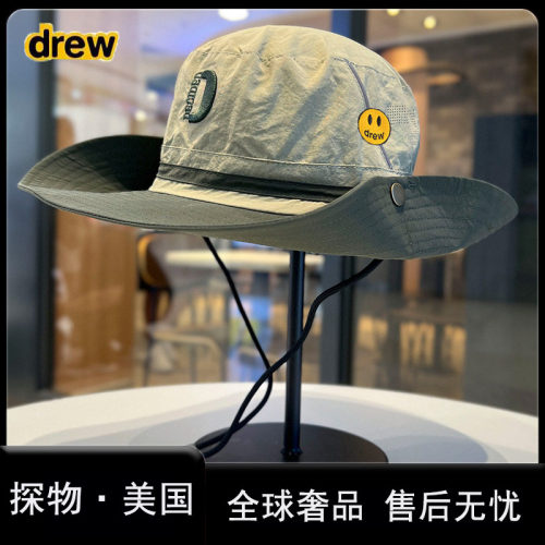 drew笑脸渔夫帽速干牛仔登山帽子
