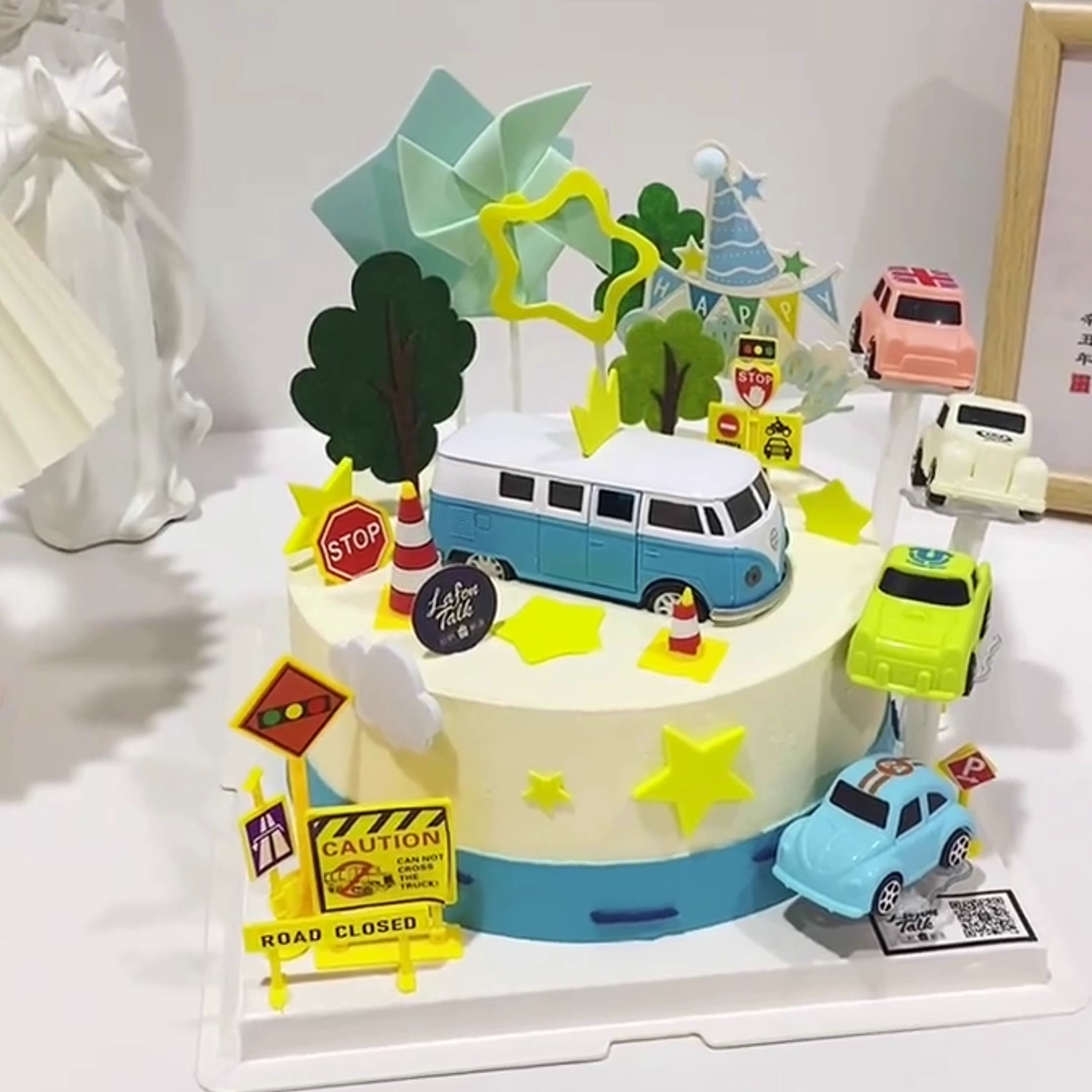 蛋糕装饰摆件汽车总动员飞机