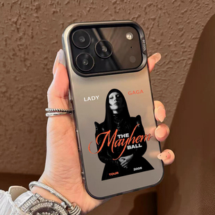 lady 小米13荣耀400 gaga演唱会手机壳适用苹果17promax华为puar80防摔phone16巡演小米15封面14mate60个性