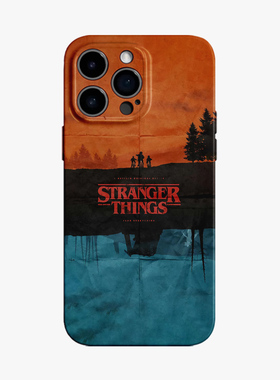 strangerthings手机壳适用苹果17promax怪奇物语华为puar80/70达达iphone16/15/14哑光mate60小米13荣耀400