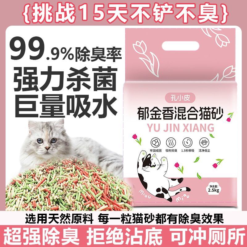 混合猫砂郁金香除臭室内