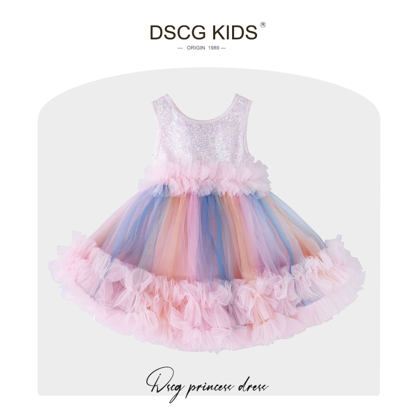 【品牌】女童背心裙蓬蓬裙夏装